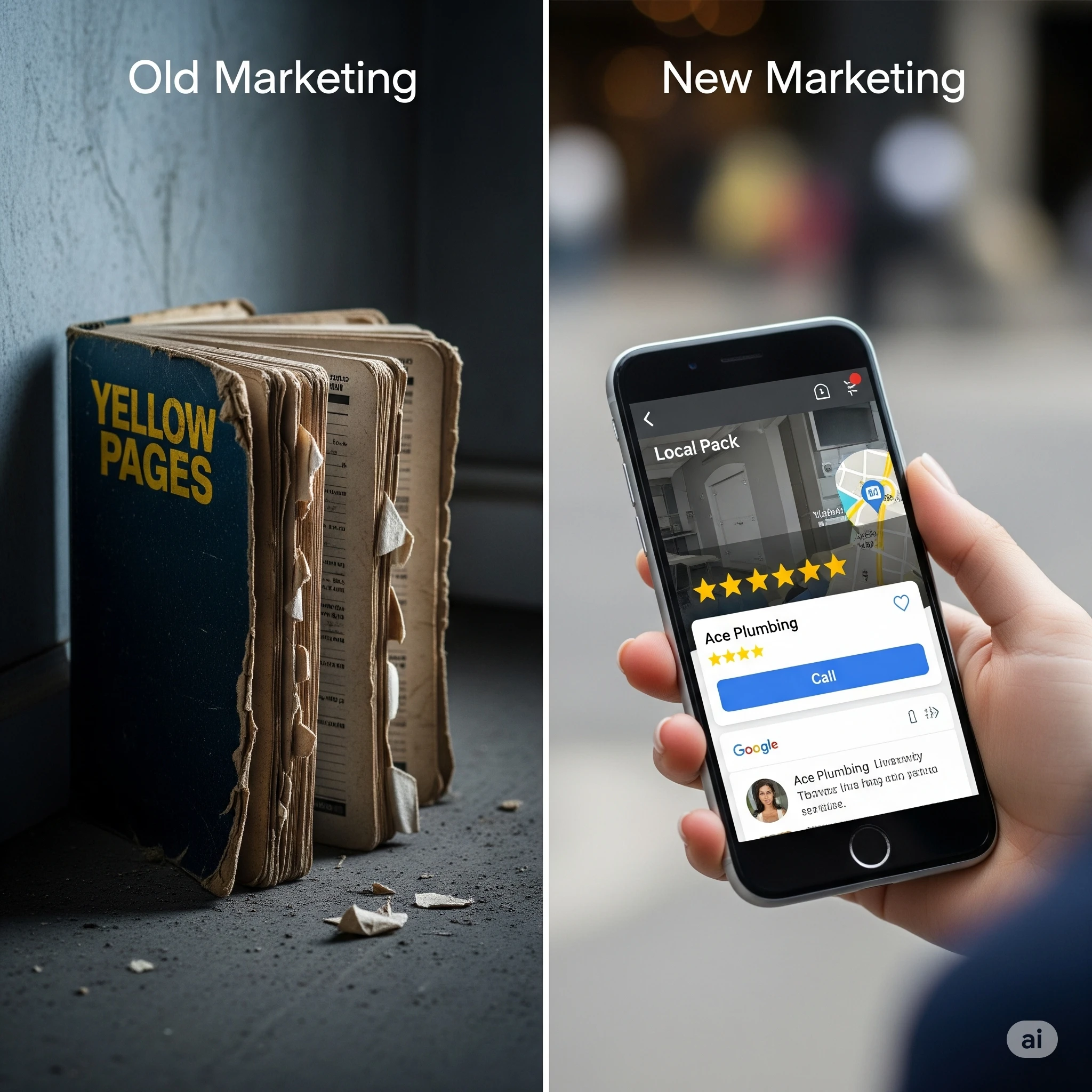 Is Your Business Invisible? Why Google's 'Local Pack' Beats the Yellow Pages, Hands Down.